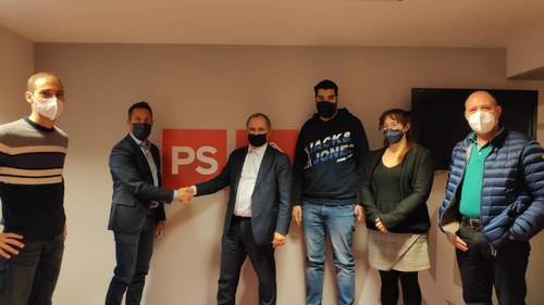 El PS es reuneix amb el diputat del Partit Socialista portuguès Paulo Pisco